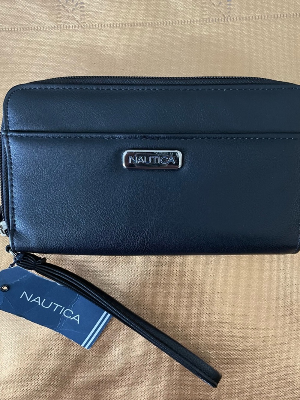 NAUTICAL WALLET BLACK NEW 2 POCKETS